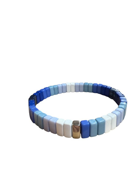 Blu Tile Bracelet (set of 2)